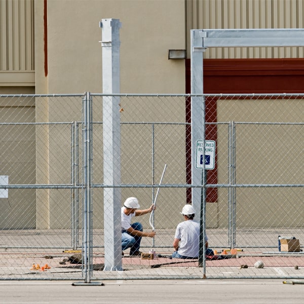 how much time can i lease the temporary fence for my work site or event in Riverside